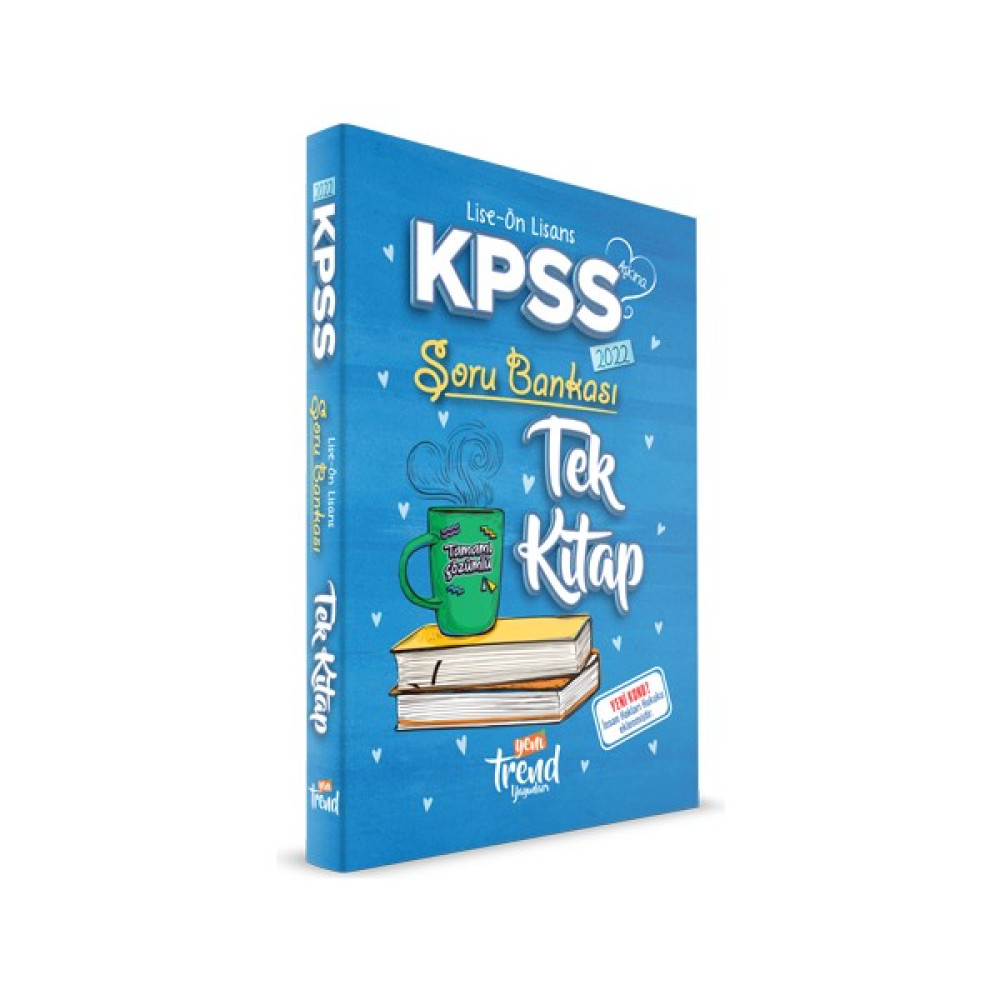 Yeni Trend Yayınları 2022 Kpss Lise & Önlisans: Tek Kitap Soru Bankası Ders Sınav Kitapları Fiyatı