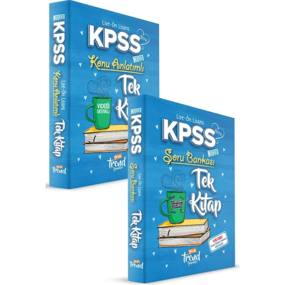 Yeni Trend Yayınları Kpss Lise & Önlisans: Tek Konu + Tek Soru Kitap Seti KPSS Fiyatı