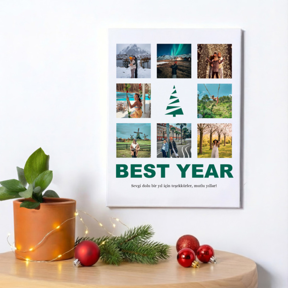 Yeni Yıl Hediyesi 20x25 Kanvas Tablo Kanvas Tablo Fiyatı