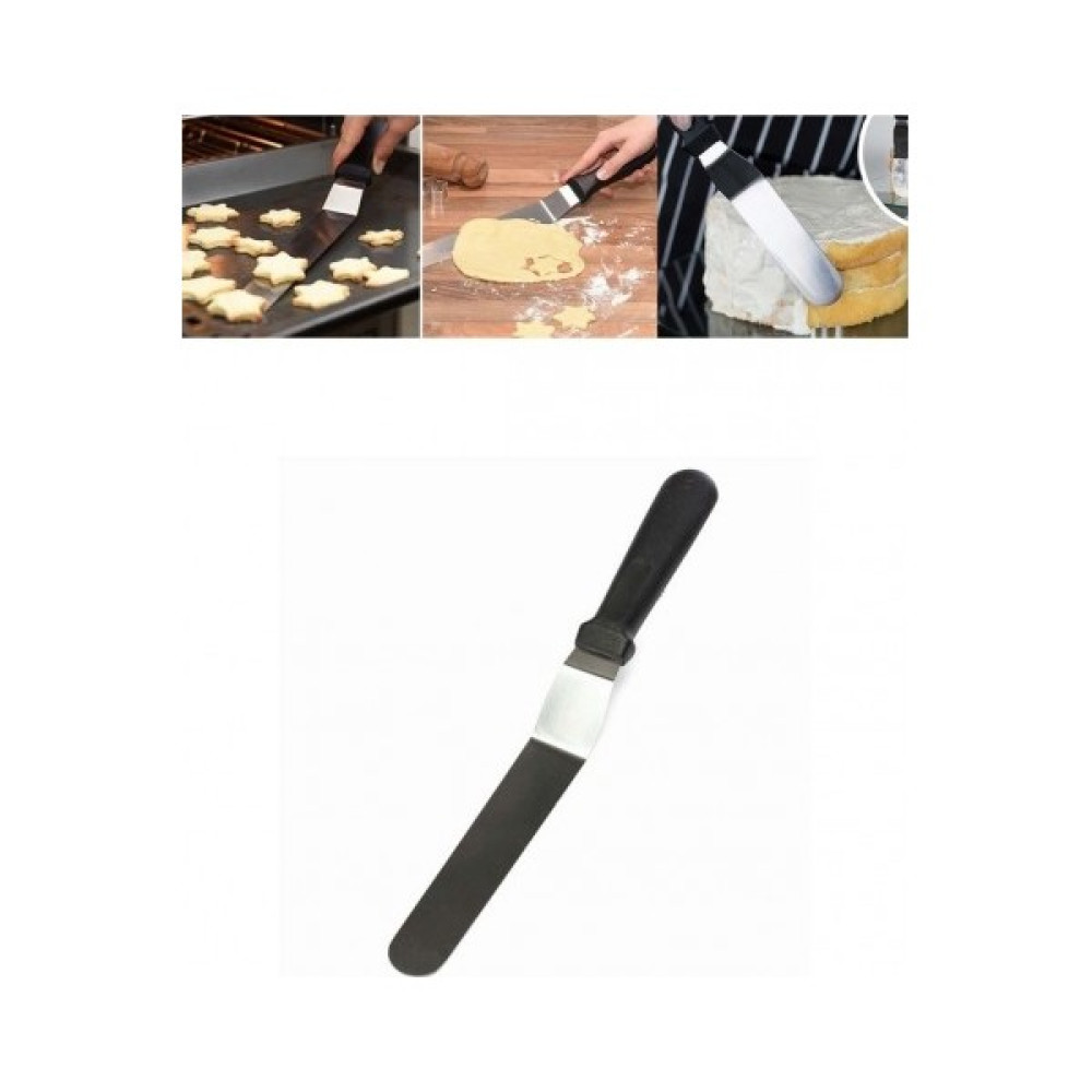 Yeni11 Eğik Pasta Paleti Sıvama Spatulası 20 cm Oval Uçlu Spatula Mutfak Gereçleri Fiyatı