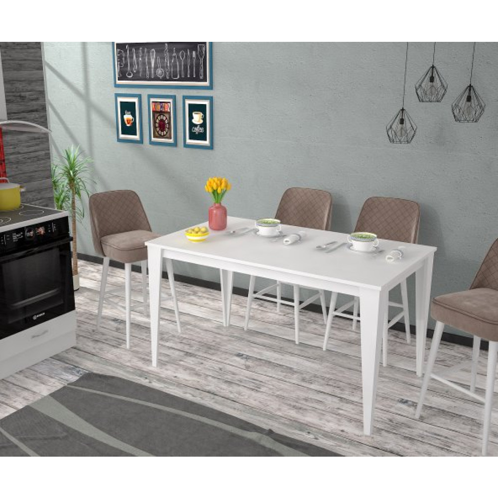 Yenice 130X70 Mutfak Masasi Beyaz Mutfak Dolabı / Mobilyası Fiyatı