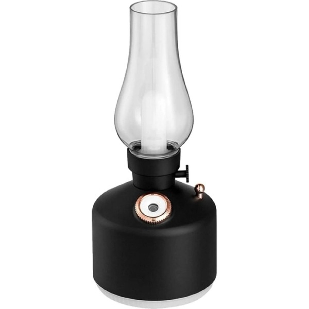 Yenice Aydınlatma Retro Şarjlı Gece Lambası & Hava Nemlendirici Buhar Makinesi 280 ml - Siyah Hava Temizleme - Nemlendirme Cihazları Fiyatı