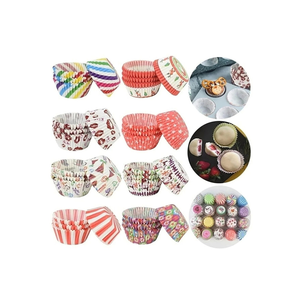 Yenigeldi 200 Adet Renkli Muffin Cupcake Kalıpları Kek Kapsülü Cupcake Muffin Kağıdı Kek Kalıpları Fiyatı