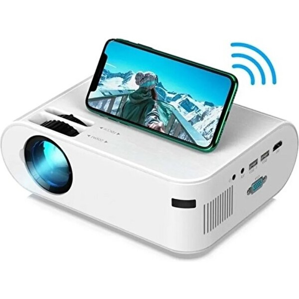 Yenilzd P62 Full Hd Destekli Wifi & Ios & Android Cep Tel Yansıtma Mini Projeksiyon Cihazı - Beyaz Projeksiyon Fiyatı