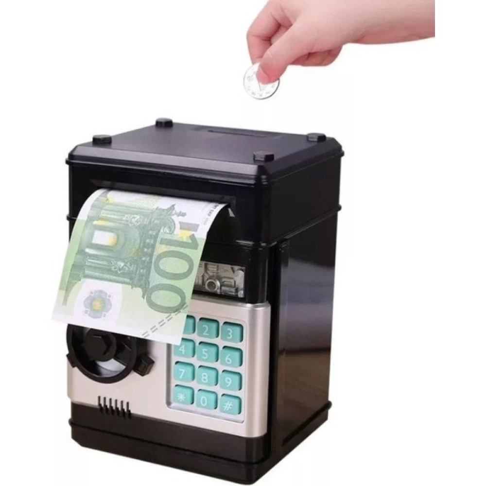 Yenimiyeni Şifreli Atm Kumbara Kasa Otomatik - Siyah Oto Boyaları Fiyatı