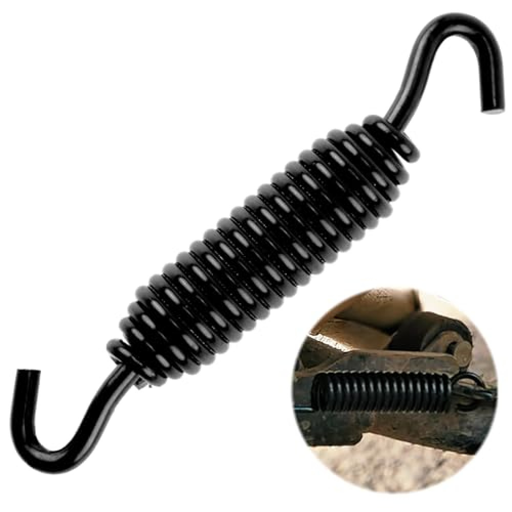 YENOVO Motorcycle Kickstand Spring, OEM 49725-07 Replacement, High-Carbon Steel Jiffy Stand Spring Compatible with Road Glide, Street Glide, Electra Glide (Black)