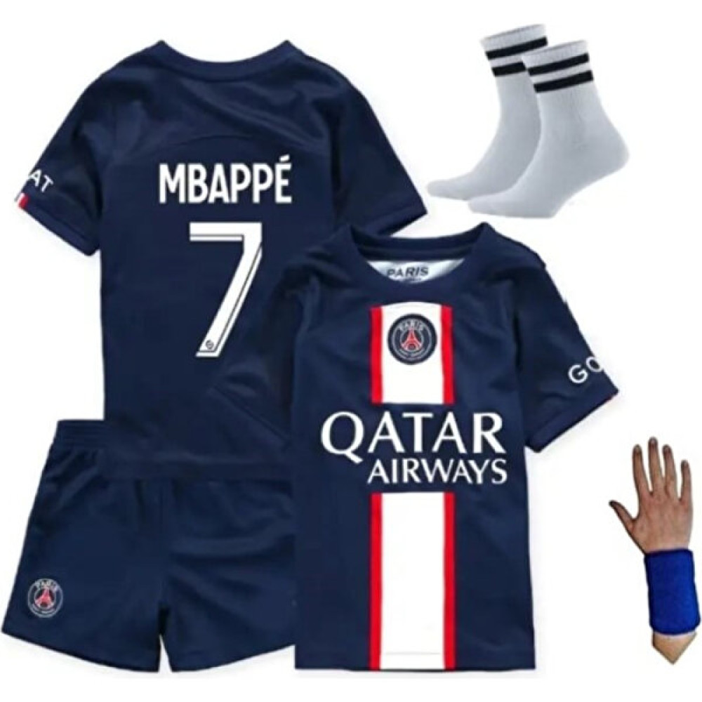 Yenteks Paris Saint-Germain Mbappe Lacivert Iç Saha 21/22 Sezon Çocuk Futbol Forması 4'lü Set Futbol Malzemeleri Fiyatı