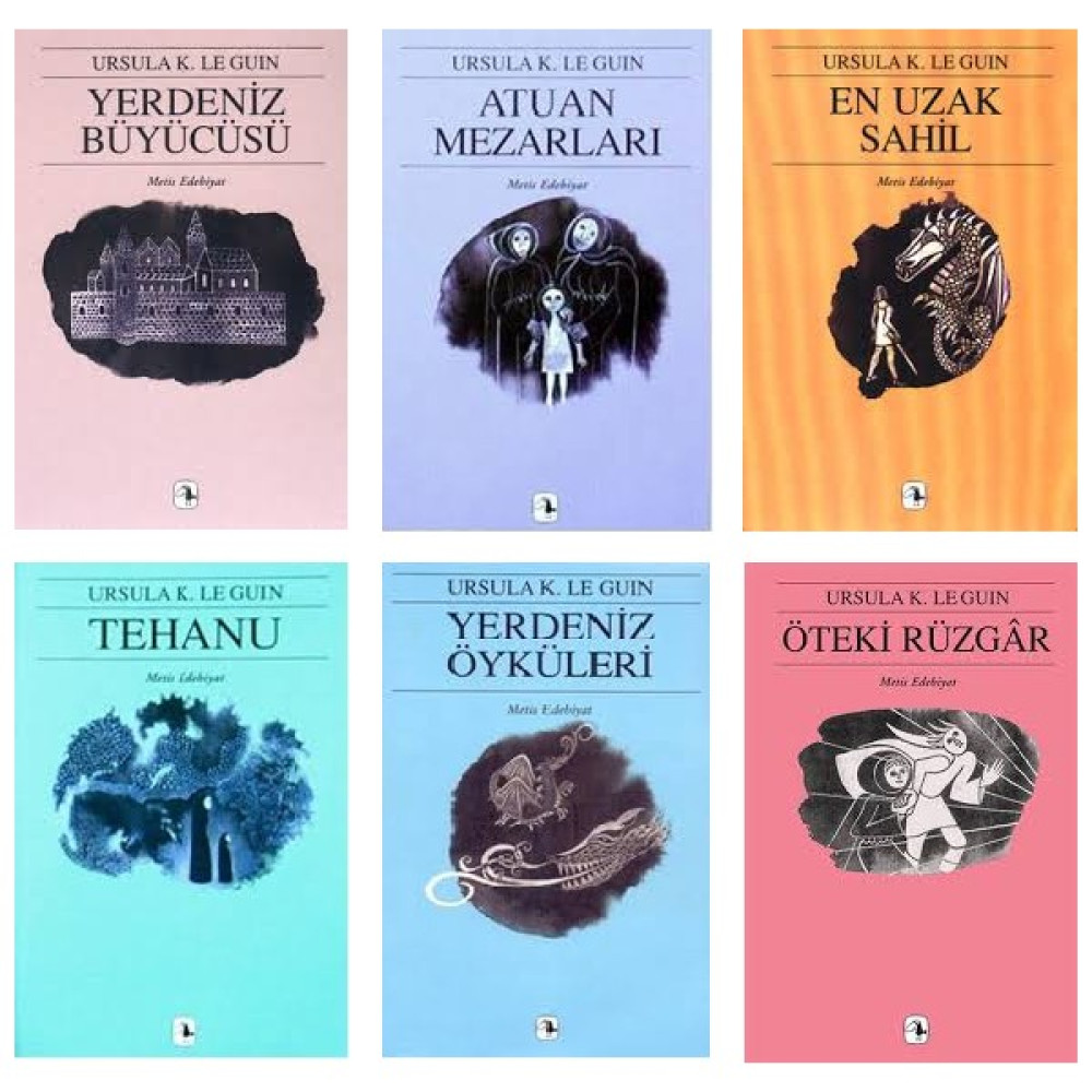 Yerdeniz Serisi 6 Kitap Set Ursula K. Le Guin (Yerdeniz Büyücüsü, Atuan Mezarları, En Uzak Sahil, Tehanu, Yerdeniz Öyküleri, Öteki Rüzgar) Bilim Kurgu & Fantastik Fiyatı