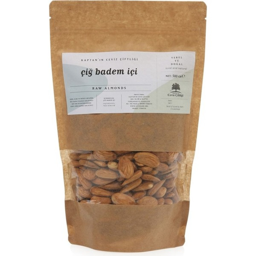 Yerli Çiğ Badem İçi Yeni Hasat Taptaze Ak Badem 90 g - 90 gr Diğer Fiyatı