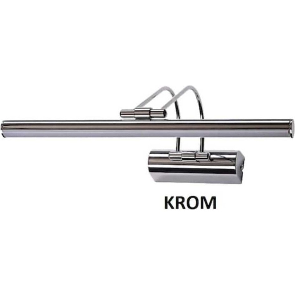 YERLİ ÜRETİM Krom 6W Flüt Kuğu Duvar Üstü Ledli Aplik (Beyaz Işık) Aplikler Fiyatı