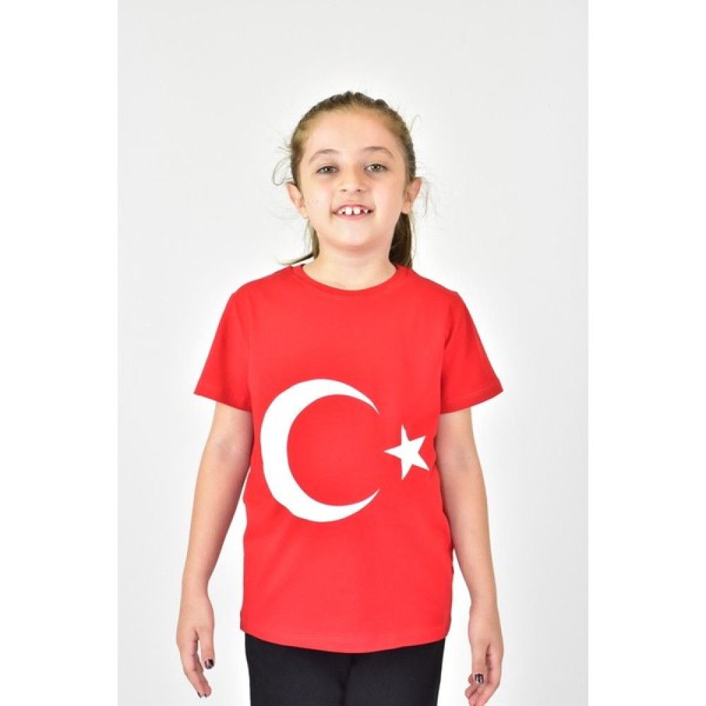 Yesemek Kostüm Türk Bayraklı T-Shirt Erkek Çocuk T-shirt Fiyatı