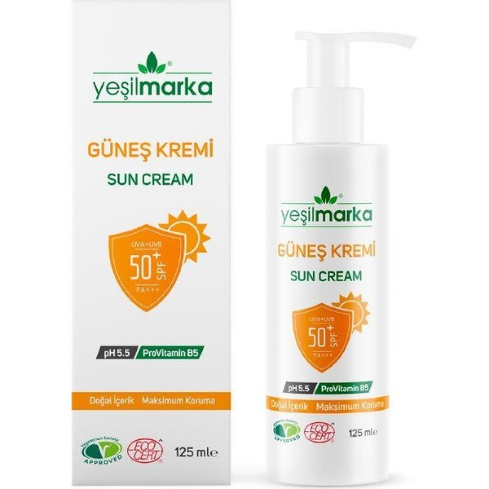 Yeşil Marka Yeşilmarka Güneş Kremi SPF50 125 ml Bebek Güneş Kremi Fiyatı