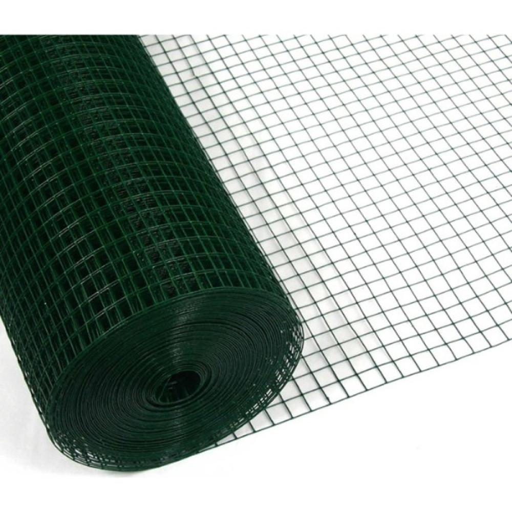 Yeşil PVC Kaplı Çit Teli - Puntalı Bahçe ve Kümes Teli, 1.2x9 Metre, Göz Aralığı 25x25 mm - 1,2 x 9 m Oto Boyaları Fiyatı
