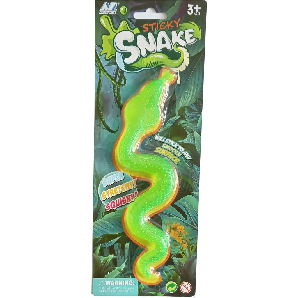 Yeşil Renk Süper Uzayan ve Yapışan Oyuncak Yılan Squishy Oyuncak - Esnek Anne Bebek Oyuncak Fiyatı