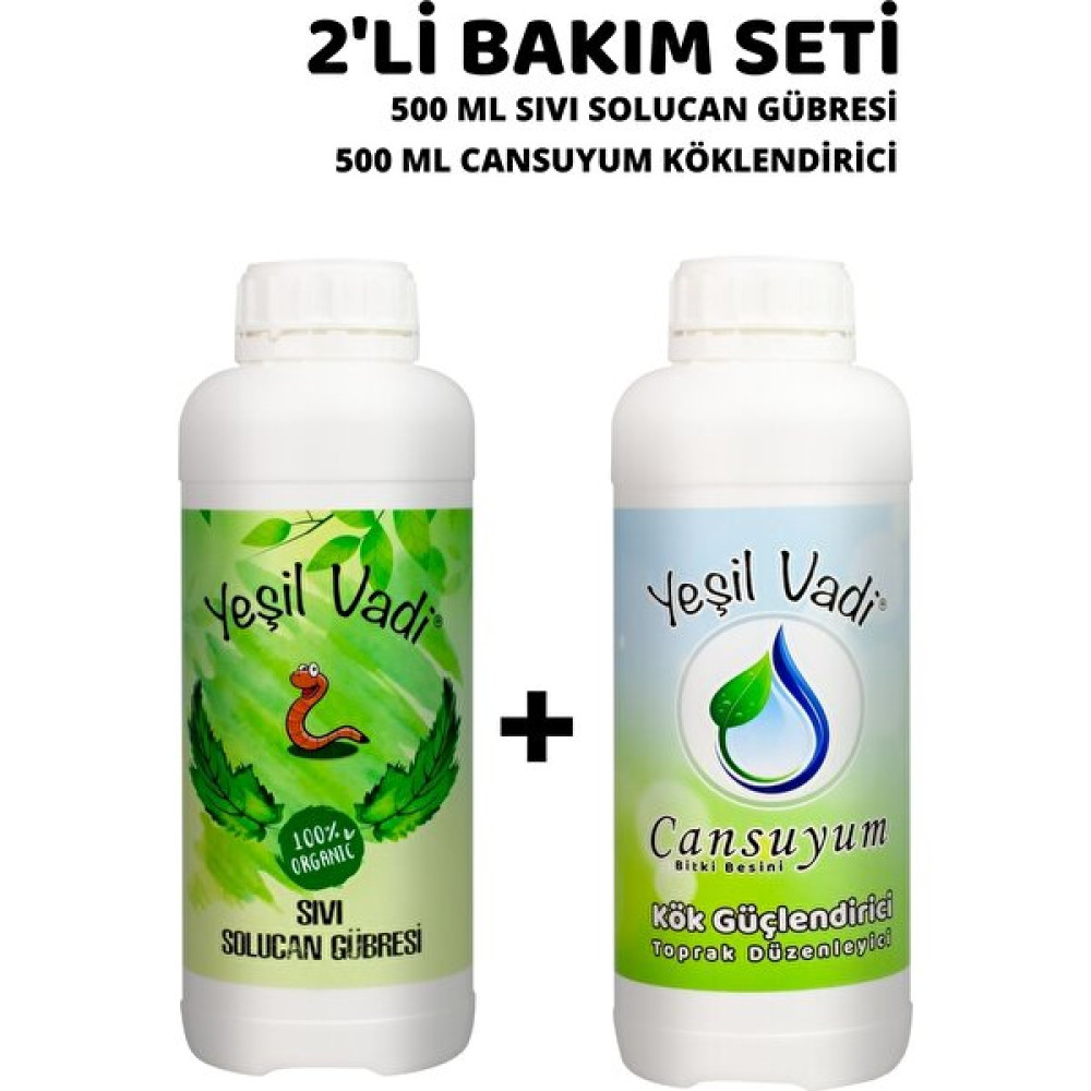 Yeşil Vadi 2'li Organik Gübre Bakım Seti Bitki Fiyatı