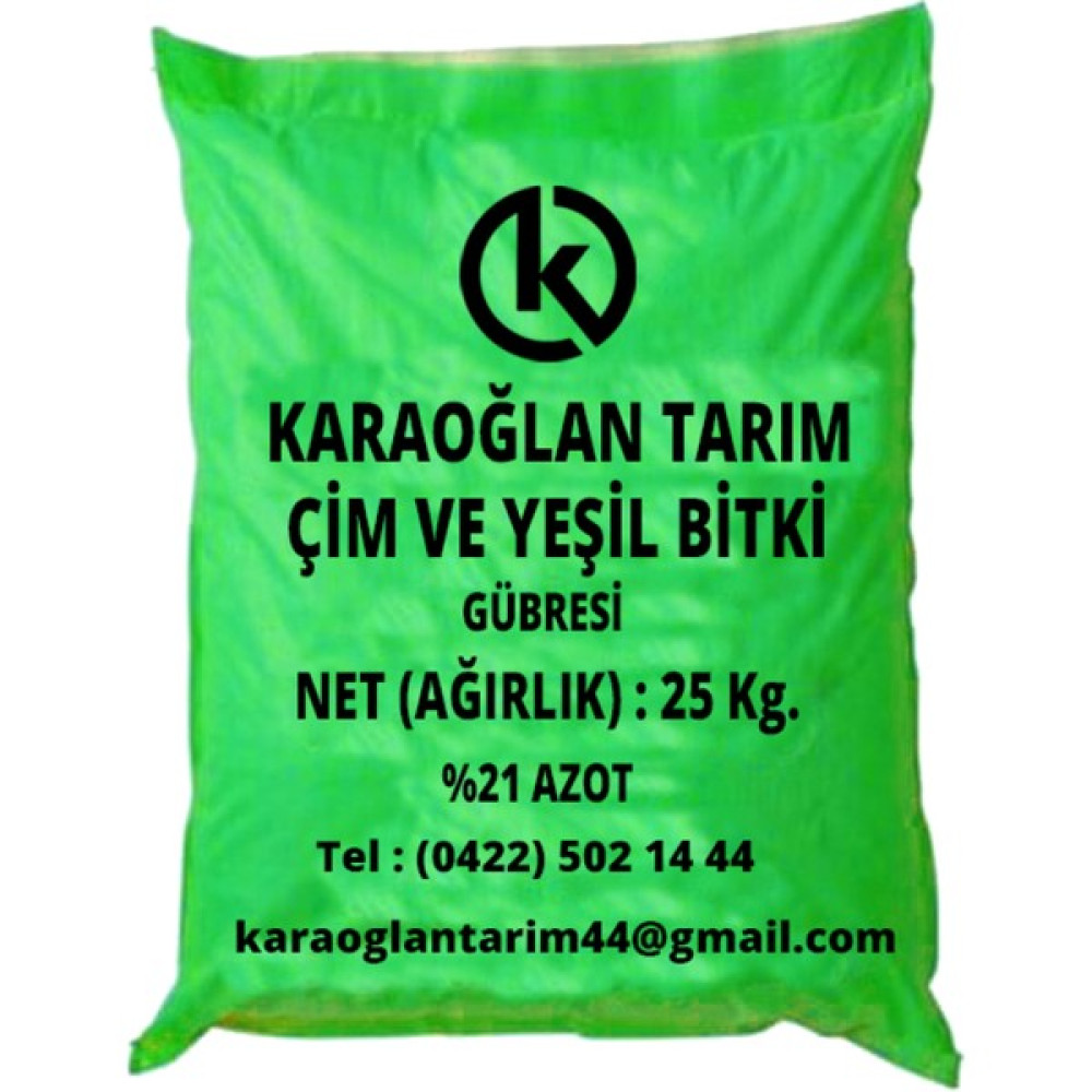 Yeşil Vadi Yeşil Bitki ve Çim Gübresi Bitki Coşturan Gübre Amonyum Sülfat Şeker Gübre - 5 Kg Gübre Fiyatı