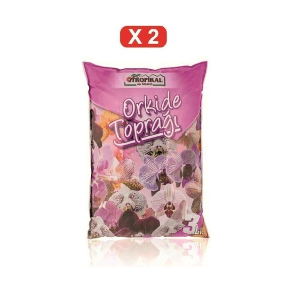 Yeşilimarket Tropikal Orkide Toprağı 3 Litre x 2 Paket Orkide Toprağı 3 Lt. Diğer Fiyatı