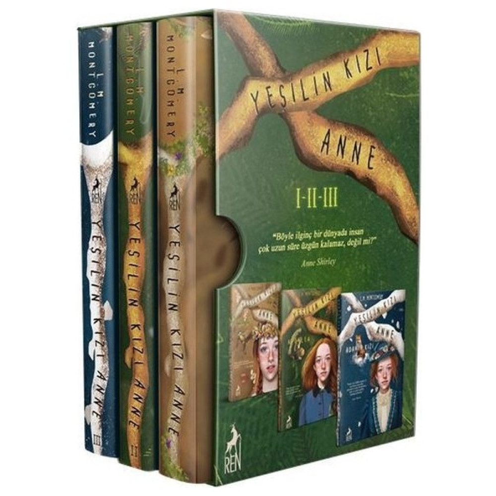 Yeşilin Kızı Anne Kutulu Set (3 Kitap Takım) (Ciltli) - L.M. Montgomery Dünya Edebiyatı Fiyatı