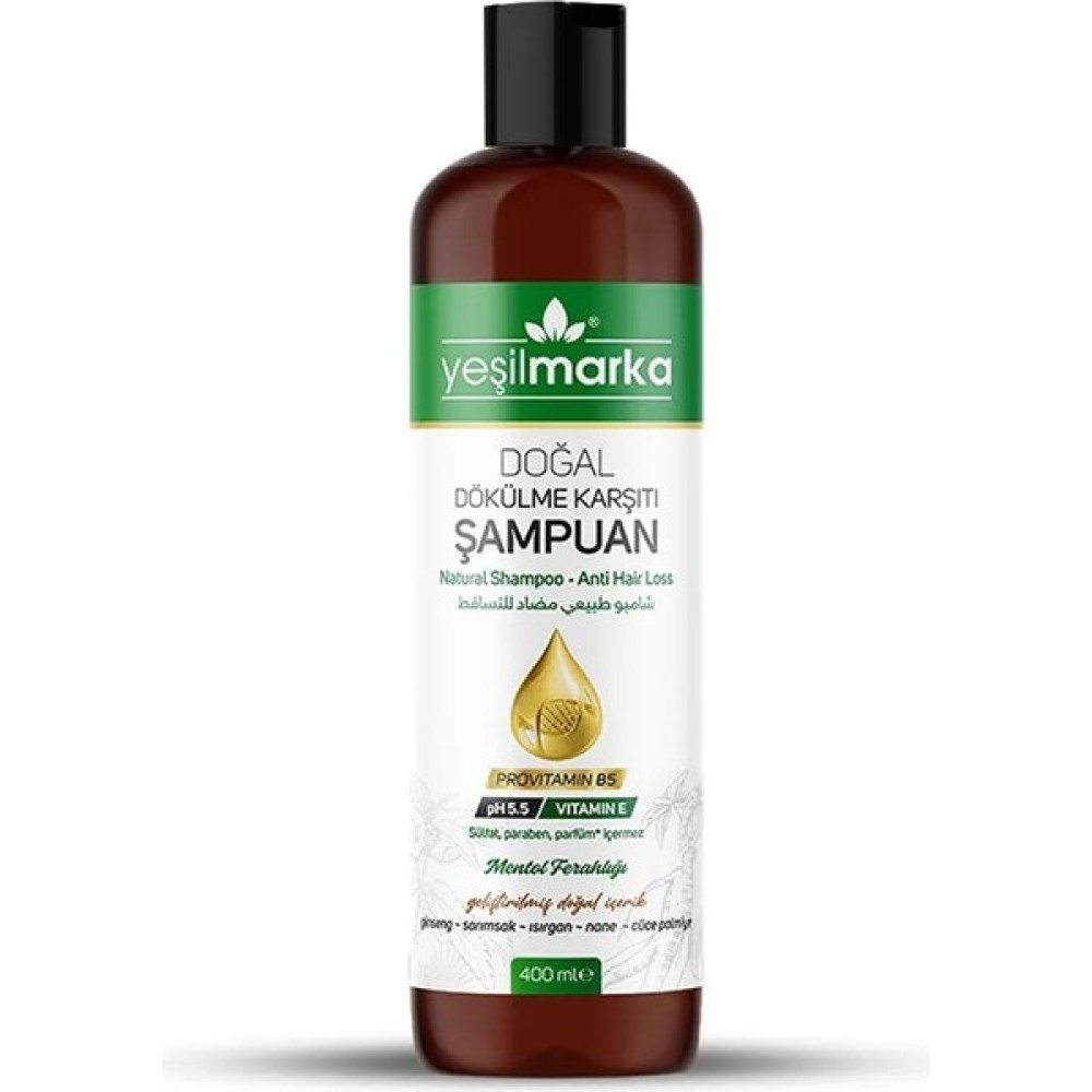 Yeşilmarka Doğal Dökülme Karşıtı Şampuan 400 ml Şampuan ve Saç Kremi Fiyatı
