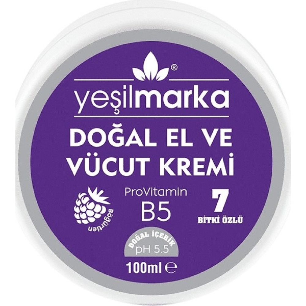 Yeşilmarka Doğal El ve Vücut Kremi - Böğürtlen El Bakımı Fiyatı
