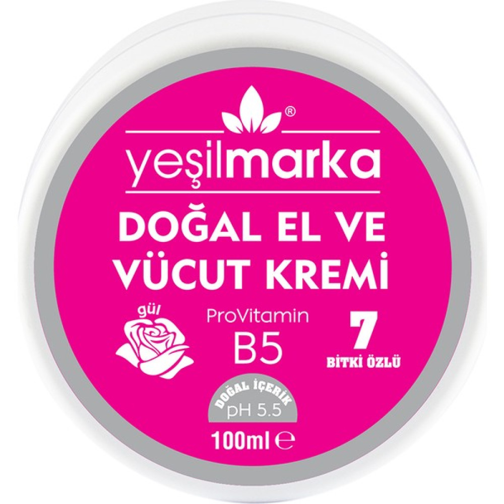 Yeşilmarka Doğal El ve Vücut Kremi – Gül Nemlendiriciler Fiyatı