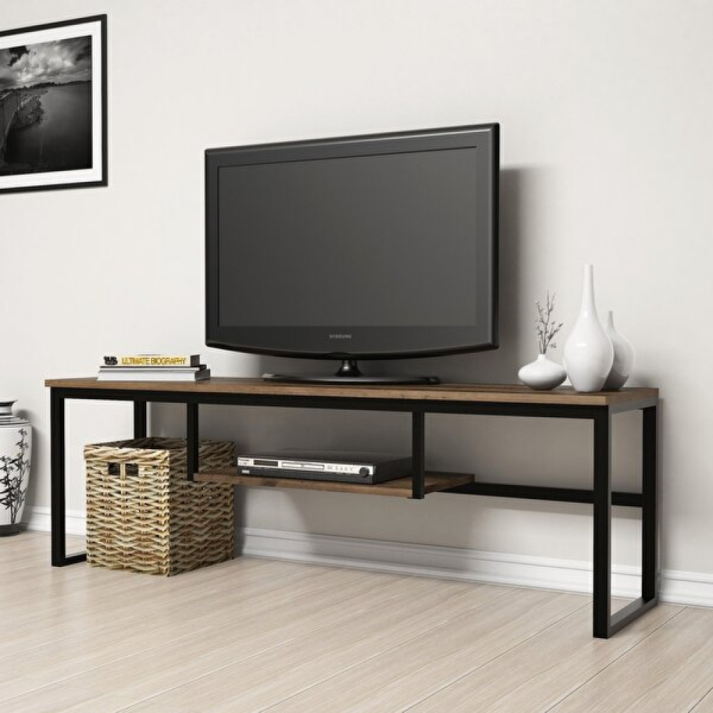 Yesst Herkül 130 cm Tv Ünitesi Ceviz Tv Ünitesi / Sehpası Fiyatı