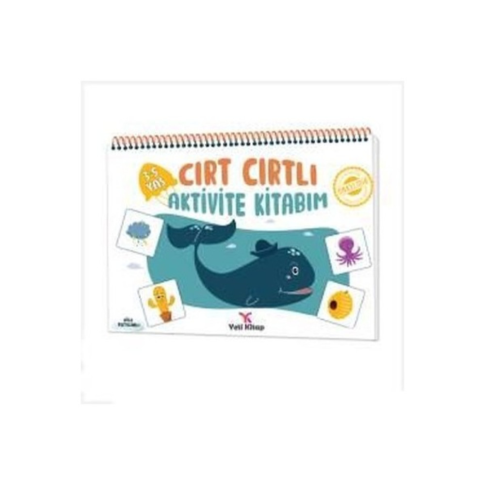 Yeti Kitap 3-5 Yaş Cırt Cırtlı Aktivite Kitabım -Feyyaz Ulaş Zihinsel Gelişim Kitapları Fiyatı