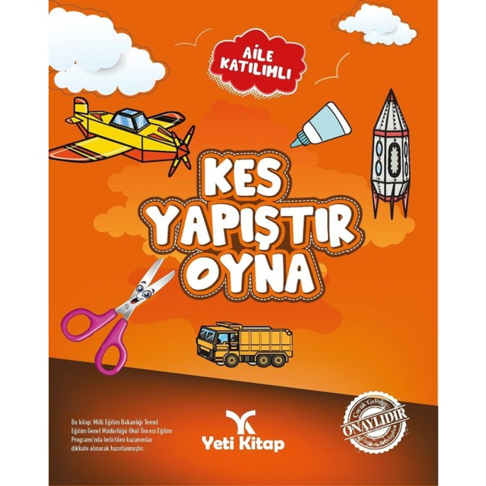 Yeti Kitap Kes Yapıştır Oyna 1 Kitabı Okul Öncesi Eğitici & Öğretici Kitaplar Fiyatı
