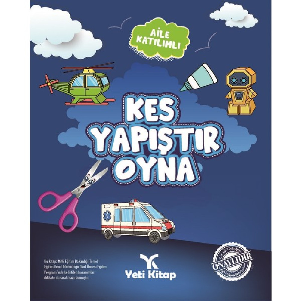 Yeti Kitap Kes Yapıştır Oyna 2 Kitabı Okul Öncesi Eğitici & Öğretici Kitaplar Fiyatı