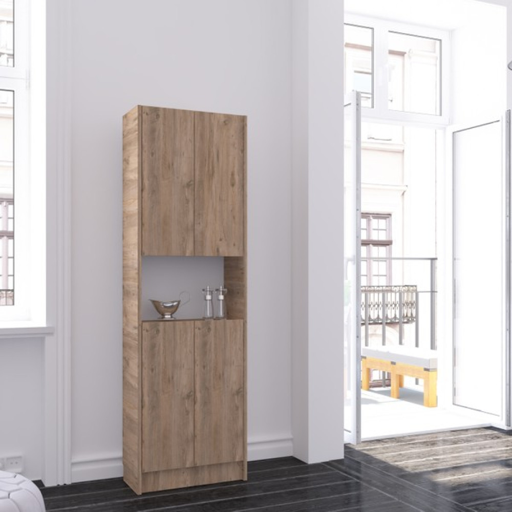 Yeti Mobilya CAD56 4 Kapaklı Çok Amaçlı Mutfak Banyo Dolabı - Çam Gardrop & Dolap Fiyatı