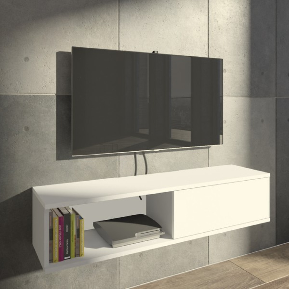 Yeti Mobilya Mood 120 Tv Ünitesi - Beyaz Tv Ünitesi / Sehpası Fiyatı