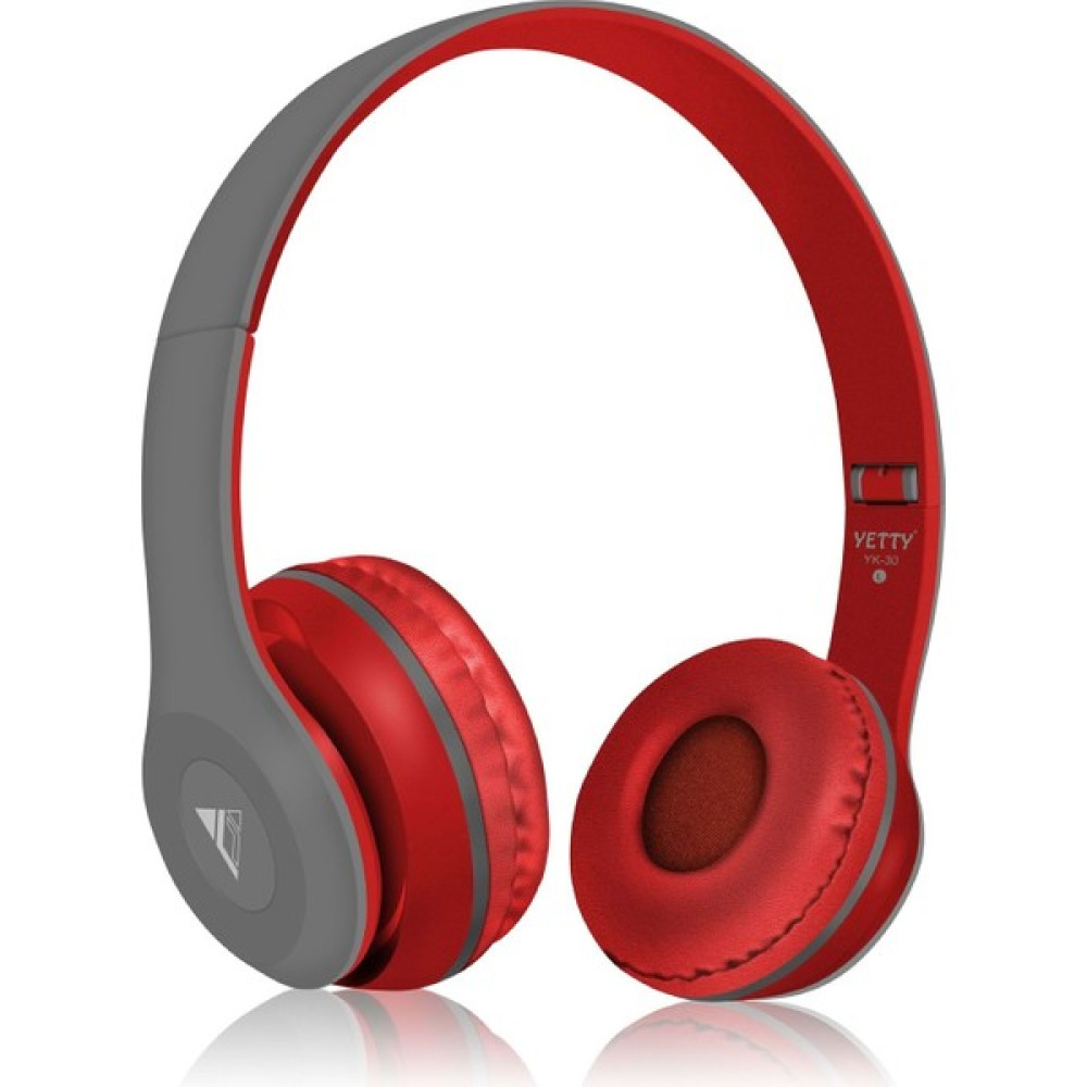 Yetty Headset Kulak Üstü Kulaklık - Kırmızı Kulak Üstü Kulaklık Fiyatı