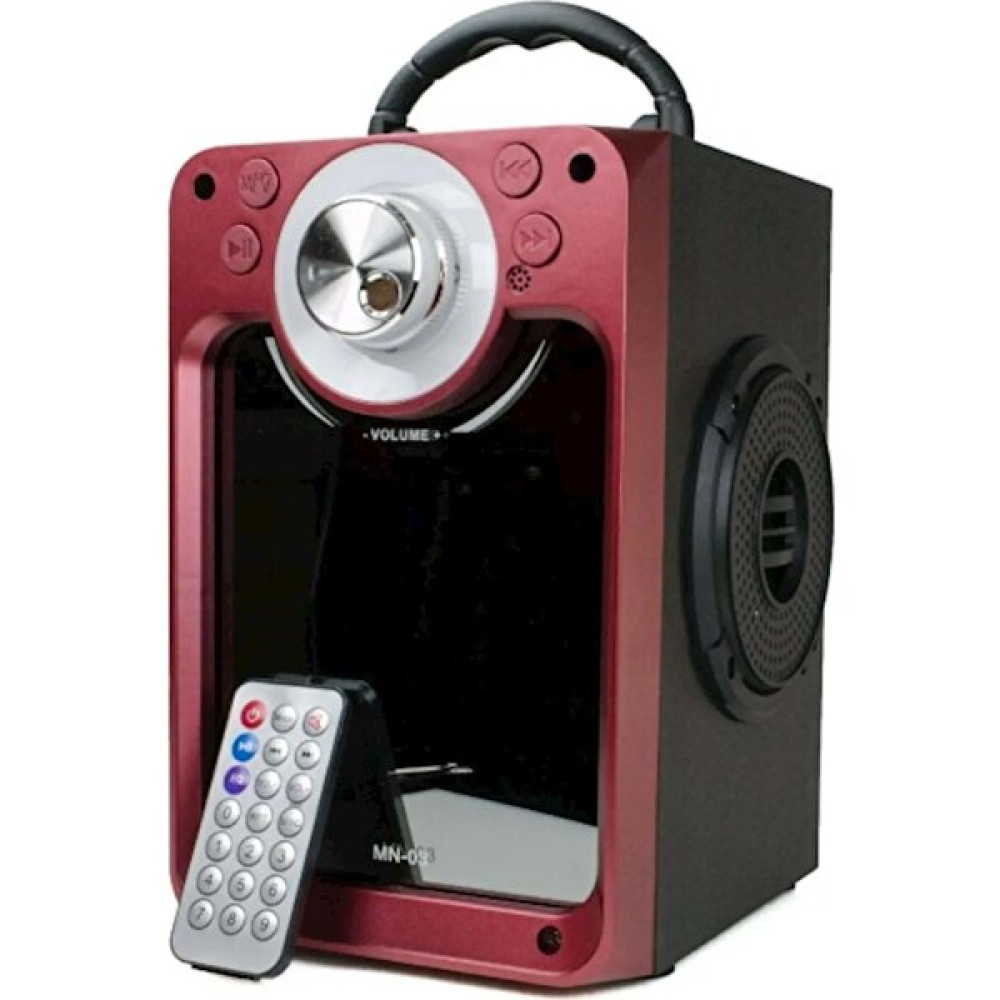 Yetty PLO-MN03 Taşınabilir Radyolu Bluetooth Hoparlör - Kırmızı Bluetooth Hoparlör Fiyatı