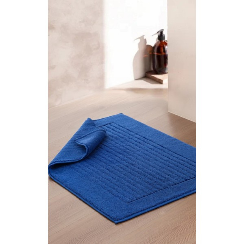 YG Home Calista Home 55*85 Ayak Havlusu Banyo Paspası %100 Pamuk - Lacivert - 55 x 85 cm Banyo Havlusu Fiyatı