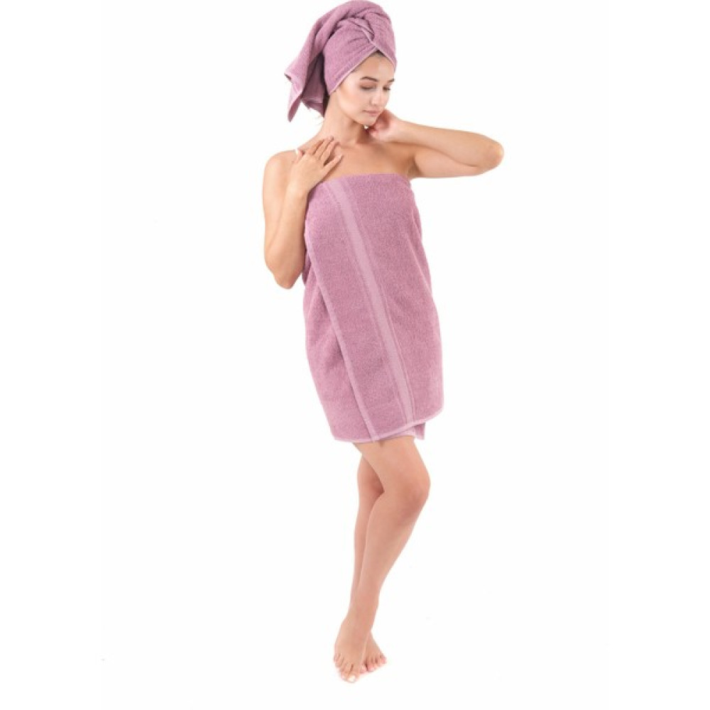 Yg Home Pamuk 2li Banyo Havlu Seti - Rain - 70 x 140 cm - Gül Kurusu Banyo Havlusu Fiyatı