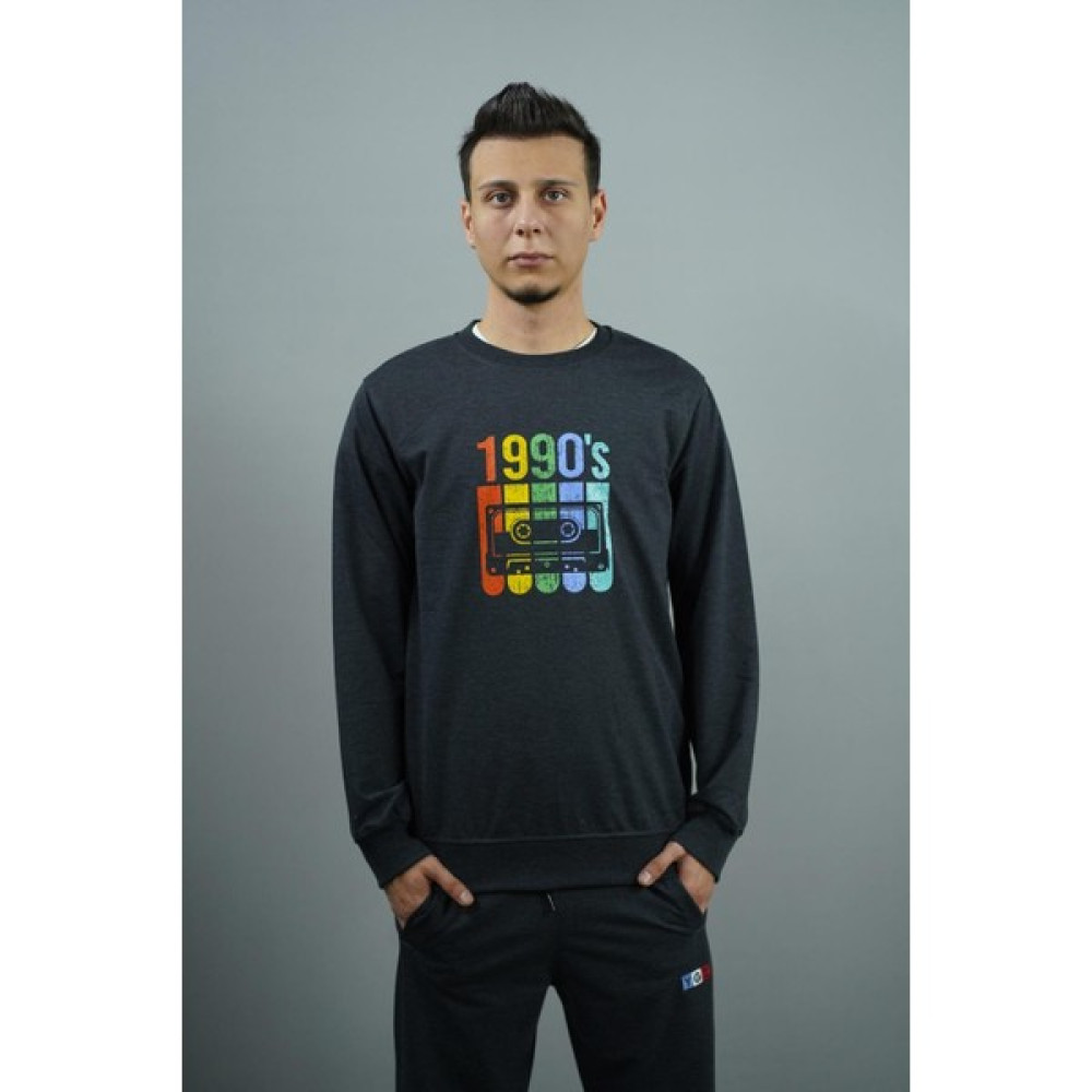 YGZ 1990'S Baskılı Erkek Sweatshirt Erkek Sweatshirt Fiyatı