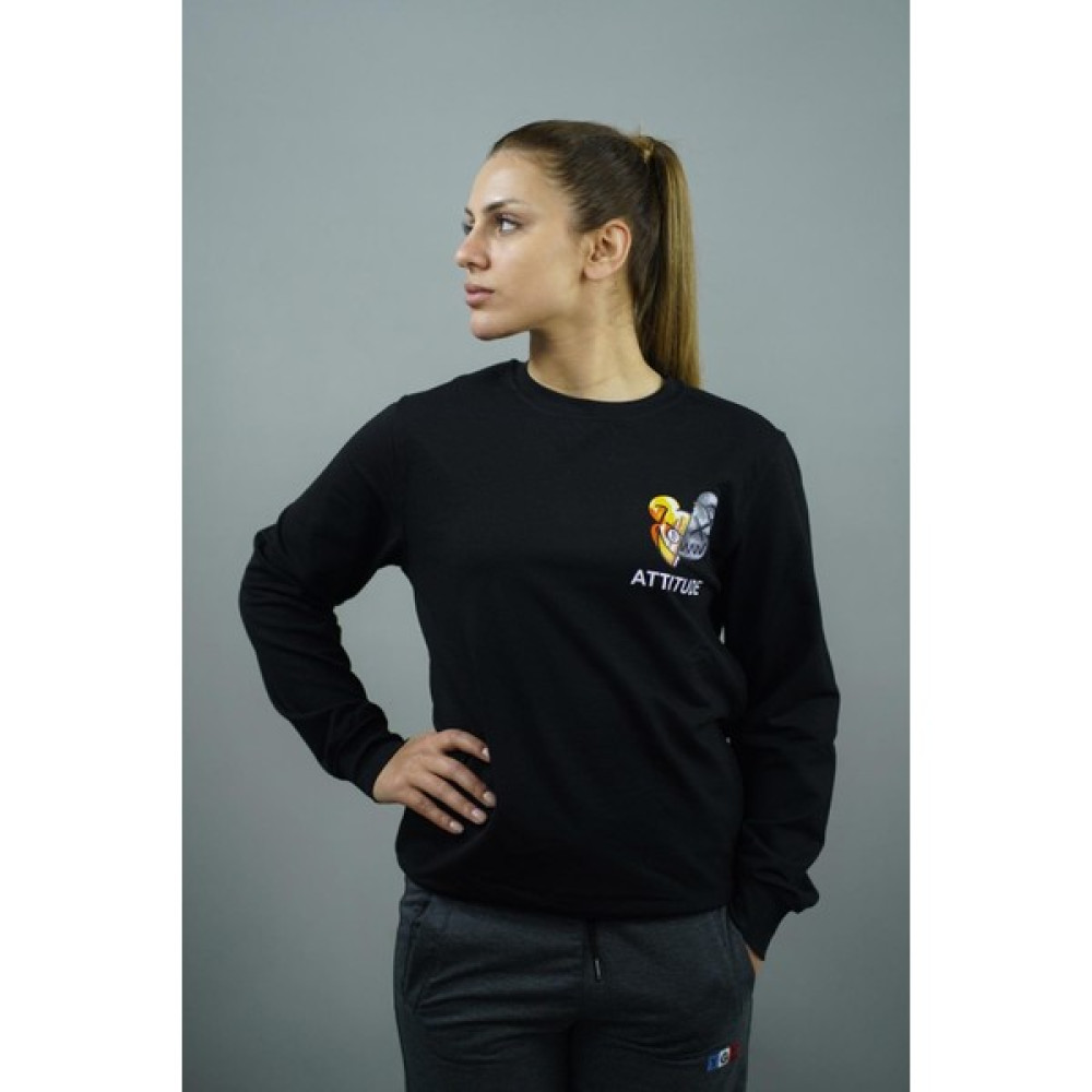 YGZ Attitude Baskılı Kadın Sweatshirt Bayan Sweatshirt Fiyatı