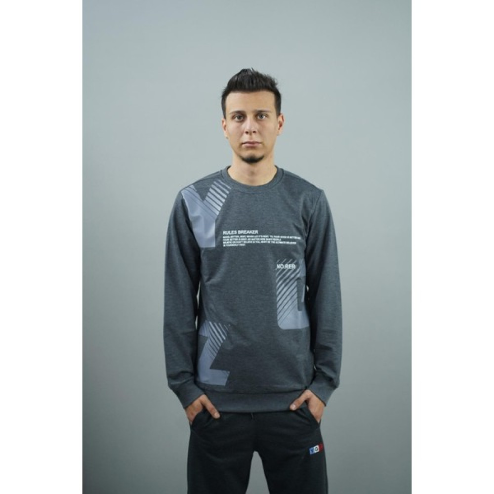 Ygz Baskılı Erkek Sweatshirt Erkek Sweatshirt Fiyatı