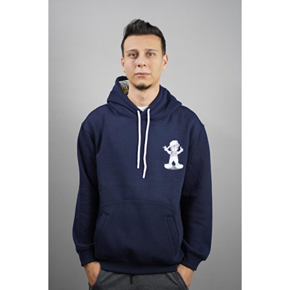 YGZ Mascot Baskılı Erkek Kapüşonlu Sweatshirt Erkek Sweatshirt Fiyatı