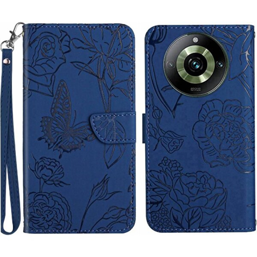 YH Market Realme 11 Pro Darbeye Deri Kılıf Anti-Damla Koruma Pu (Yurt Dışından) - Mavi Cep Telefonu Kılıfı Fiyatı
