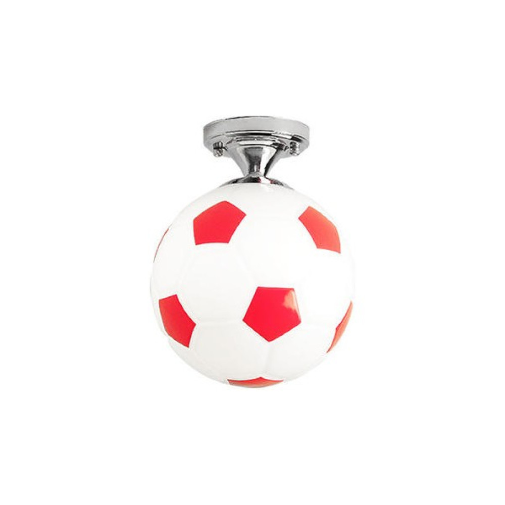 YHome 20CM Futbol Tavan Lambası Futbol LED Tavan Lambası Kapalı Bar Çocuk Yatak Odası Yatak Odası Aydınlatma Çocuk Lamba Ev Kırmızı (Yurt Dışından) Elektrik ve Aydınlatma Fiyatı