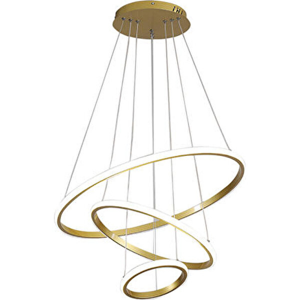 YHome Avize Modern Minimalist Yaratıcı Işık Lüks Yatak Odası Oturma Odası Ticari Yüzük Yemek Odası Lambası (Yurt Dışından) Avize Fiyatı