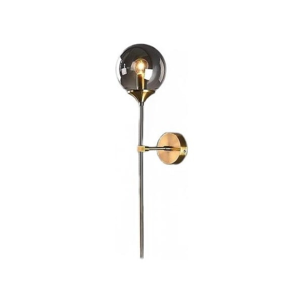 YHome Nordic Modern Duvar Lambası Yatak Odası Cam Top LED Duvar Işıkları Armatürleri Wandlamp Aygıtı Banyo Ayna Merdiven Işığı (4W) (Duman) (Yurt D... Aplikler Fiyatı