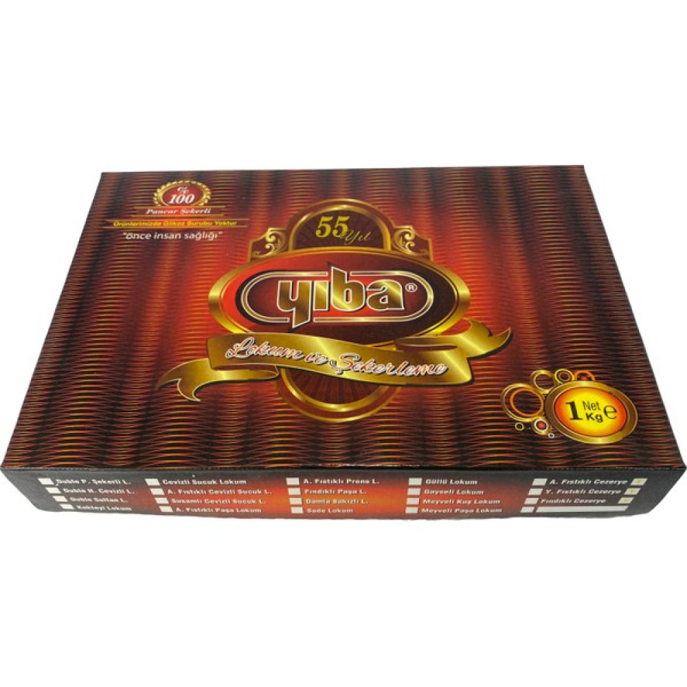 Yıba Güllü Lokum 1000 gr - 1 kg Oto Boyaları Fiyatı