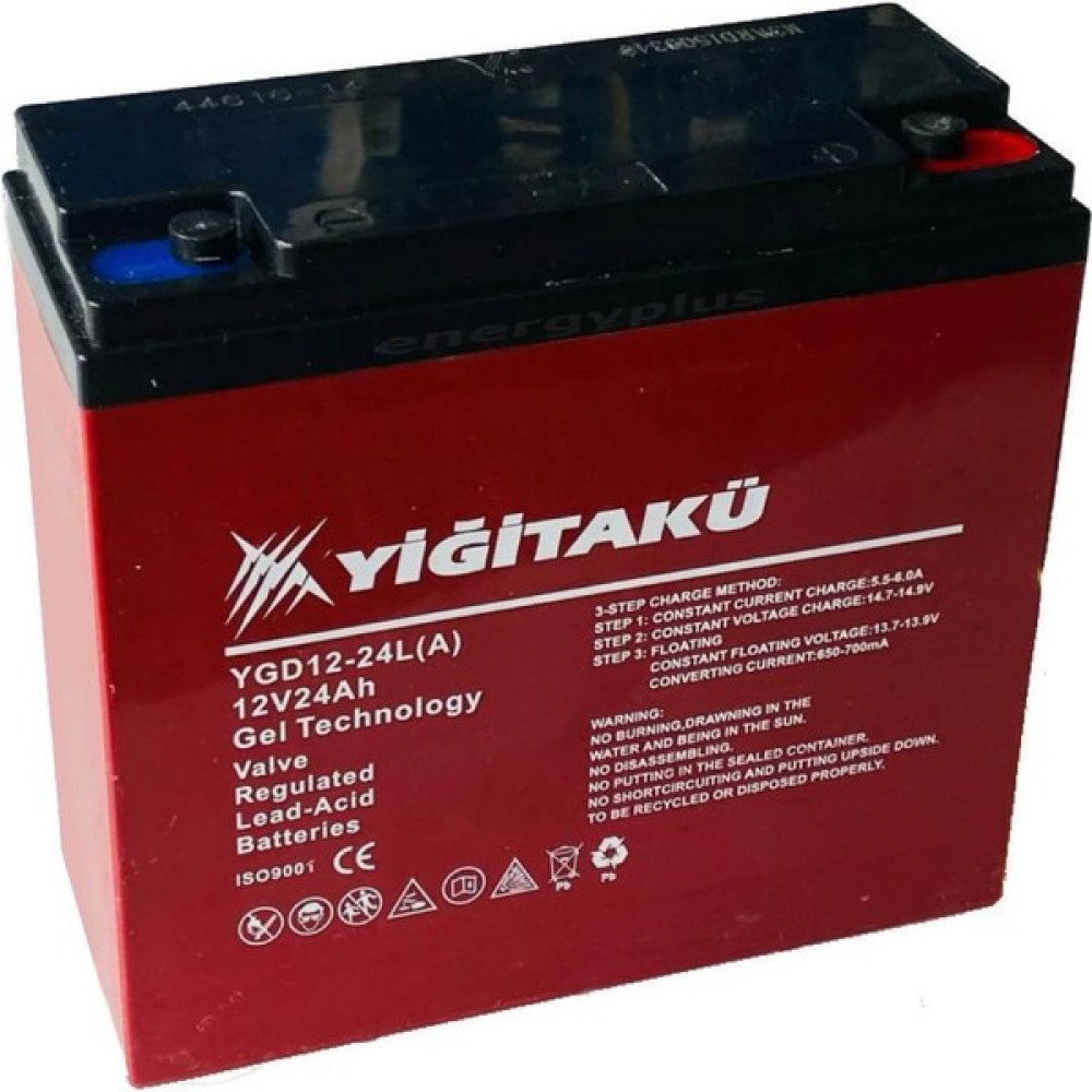 Yiğit Akü 12 V 24 Ah Jel Elektrikli Motosiklet Aküsü (Üretim Yılı: 2023) Akü Fiyatı