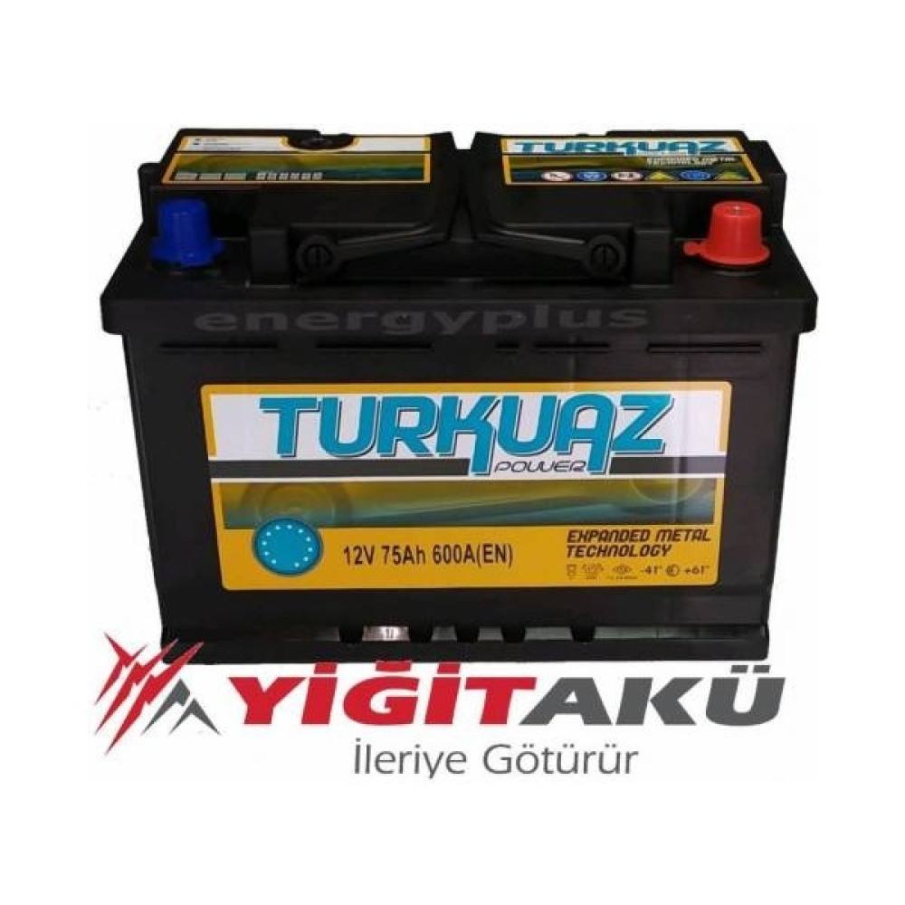 Yiğit Akü 12 V 75 Ah Turkuaz Akü Fiyatı