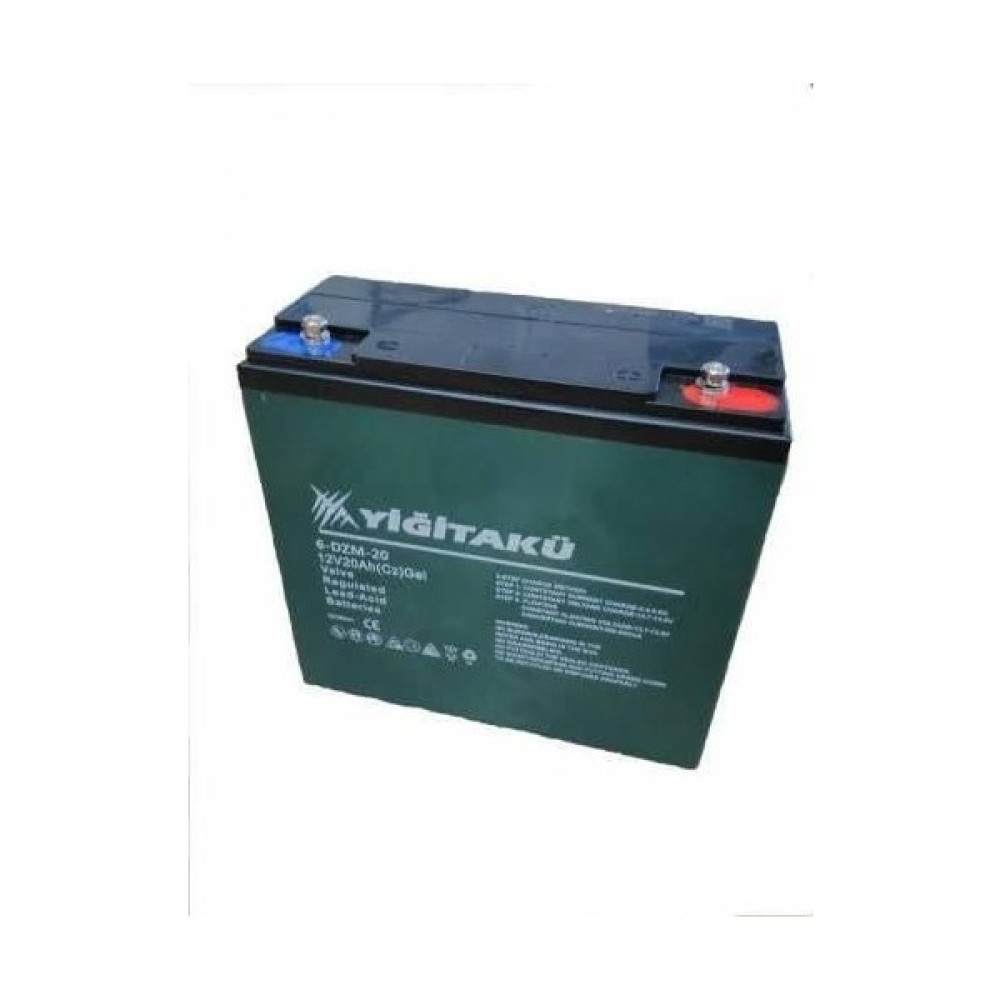 Yiğit Akü 12V 20 Ah Jel E-Bıke 6 Dzm 20 Bakımsız Akü Akü Fiyatı