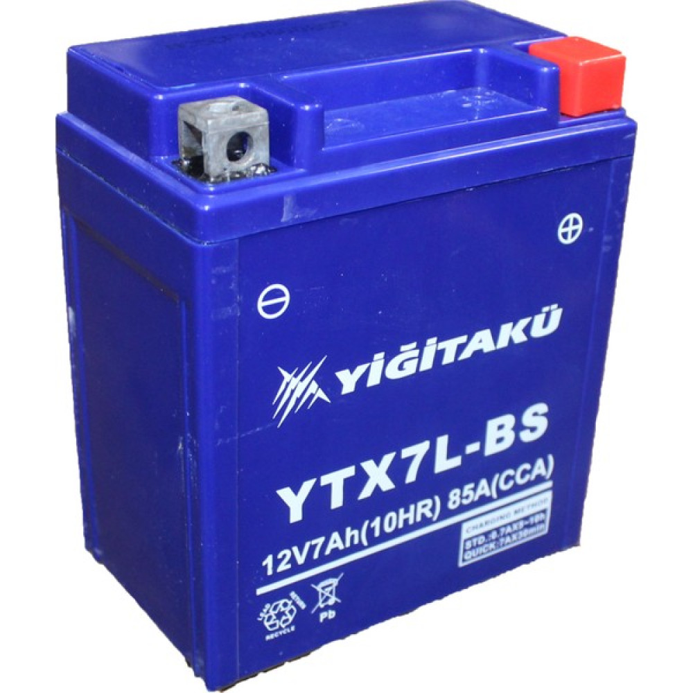 Yiğit Akü Motorsiklet Aküsü 12 V 7 Ah YTX7L Akü Fiyatı