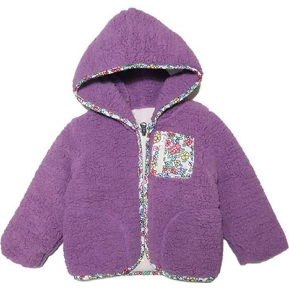 Yiğit Butik Kız Çocuk Peluş Kumaş Mont Kız Çocuk Mont Fiyatı