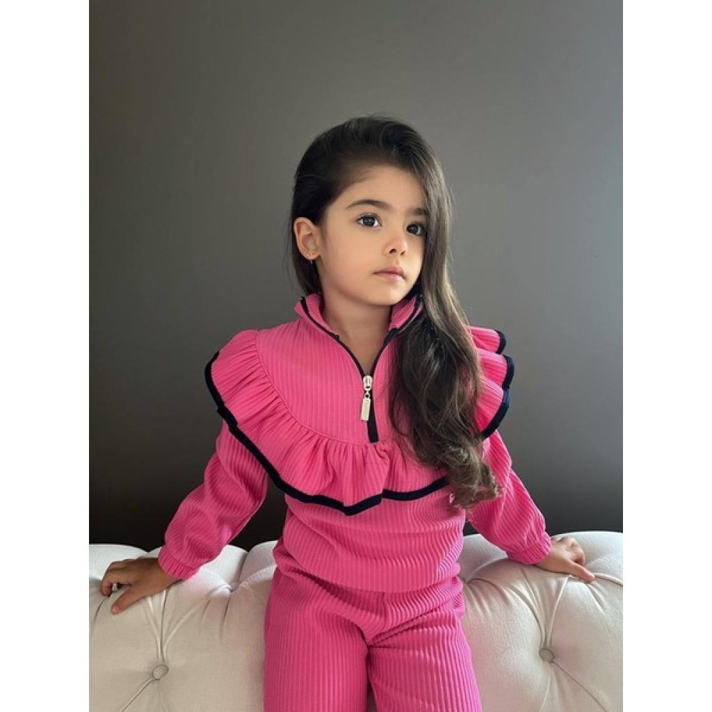 Yiğit Butik Yigit Butik Ispanyol Paça Fitilli Kız Çocuk Takım Kız Çocuk Giyim Takımı Fiyatı